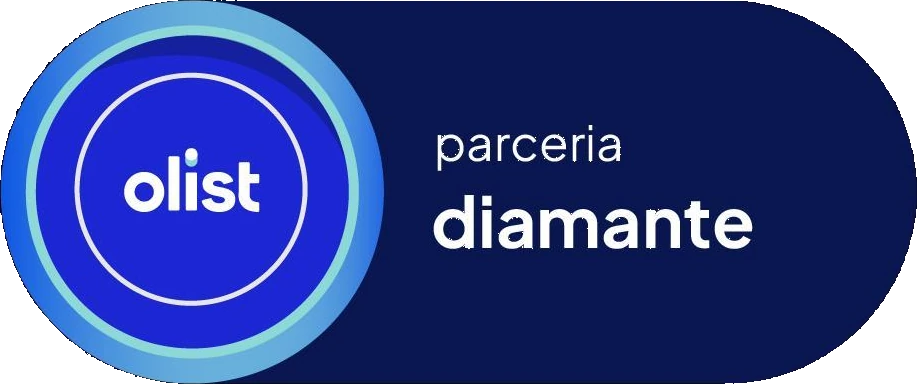 Selo de parceiro ERP da Olist (antigo Tiny)